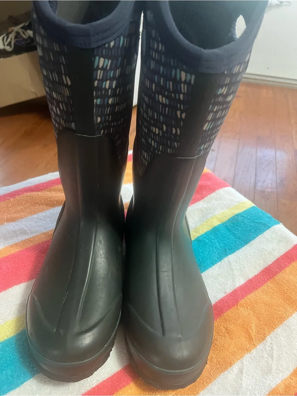Bogs Black Winter Rain Boots - Women's
